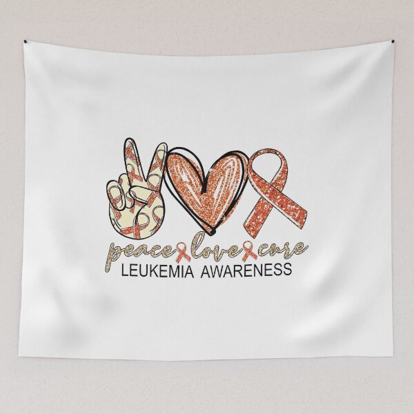 Item preview, Peace Love Cure Leukemia Awareness designed and sold by JohnnyFranklin.