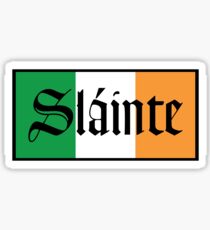 Slainte Irish Flag Sticker