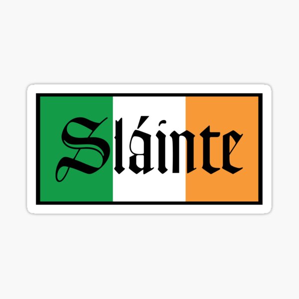 Item preview, Slainte Irish Flag designed and sold by HolidayShirts.