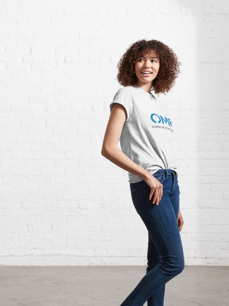 Thumbnail 6 of 7, Classic T-Shirt, OMF (Black) designed and sold by OMF Online Music Foundry.