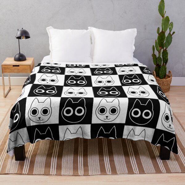 Item preview, Black & White Cat Pattern designed and sold by palaco210.