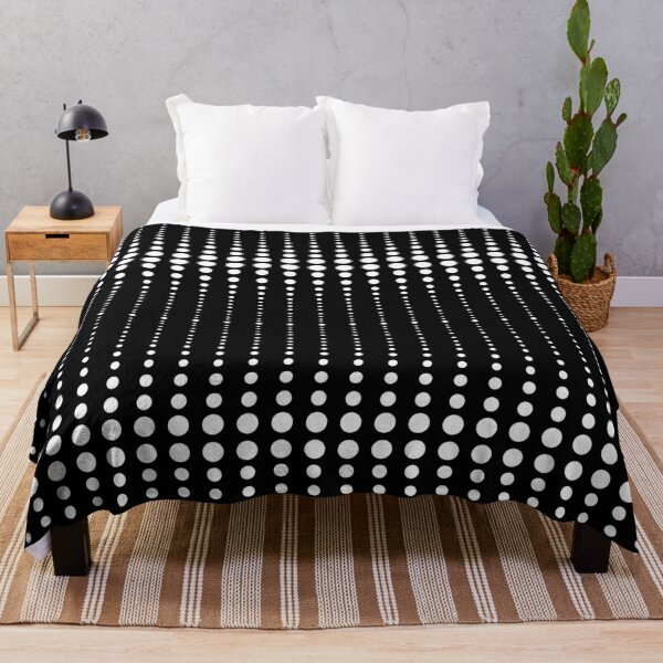 Item preview, black and white polka dots, retro, retro polka dots designed and sold by fuzzyfox.