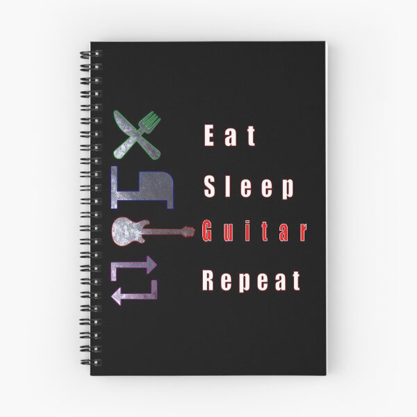Item preview, Eat. Sleep. Guitar. Repeat. designed and sold by Rockergandalf.