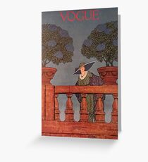 Vogue June 1912 Greeting Card