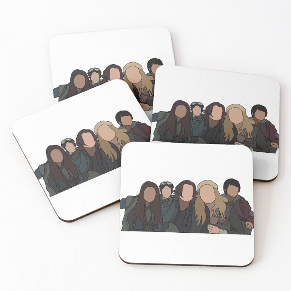 Item preview, Clarke, Octavia, Jasper, Monty, and Finn from 100 designed and sold by linaxdraws.