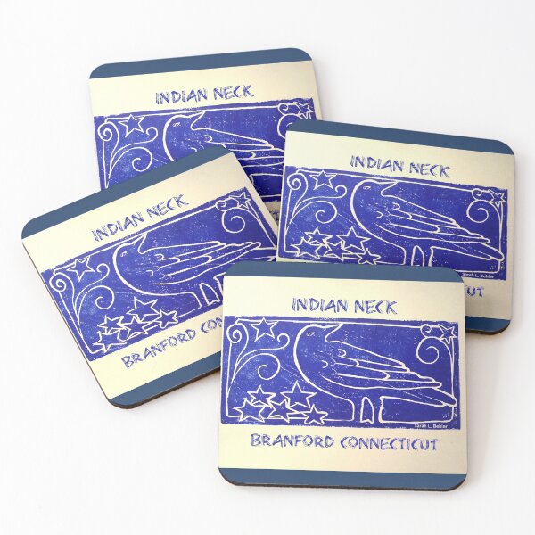 Item preview, Crow, Blue, Indian Neck, Branford, Connecticut  designed and sold by SarahBeh.