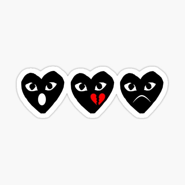 Comme Des Garcons Stickers | Redbubble