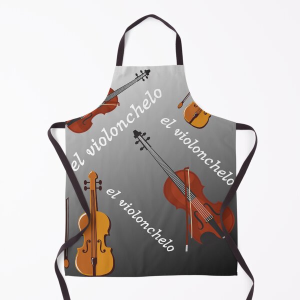 Item preview, Cello El Violonchelo Spanish designed and sold by Purple Fern Art.
