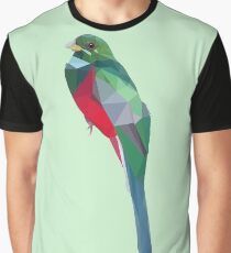 Lowpoly Narina Trogon Graphic T-Shirt