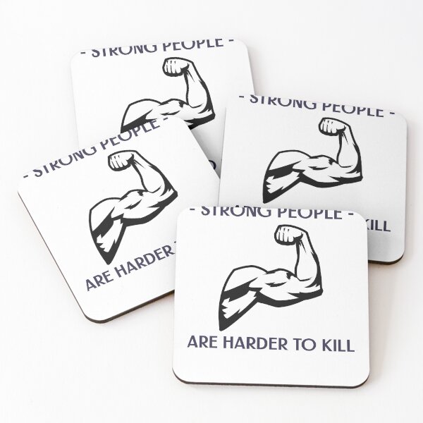 Item preview, Copy of Strong people are harder to Kill designed and sold by MrTshirtKing.