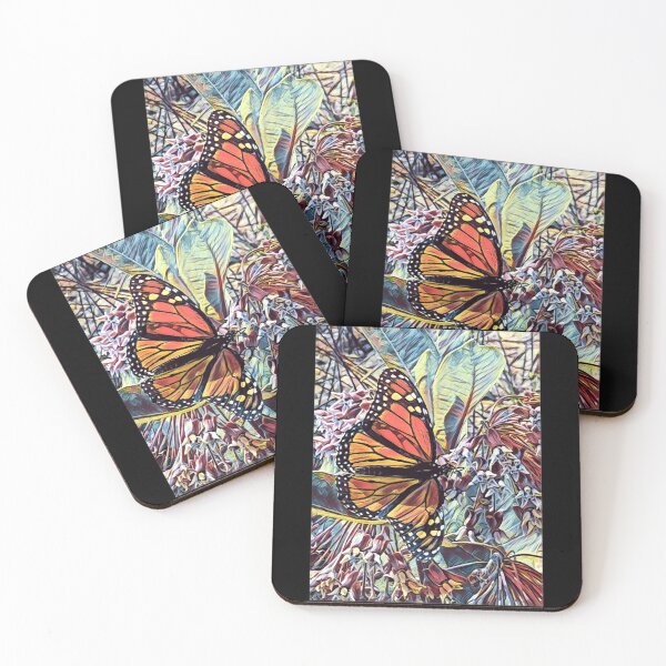 Item preview, Monarch on Milkweed, variation designed and sold by Figglywig Art Studios.
