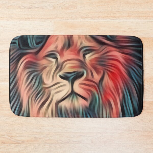 Item preview, Colorful lion painting designed and sold by Gordon Nelson.