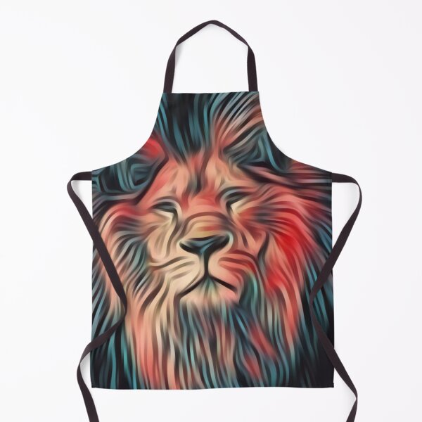 Item preview, Colorful lion painting designed and sold by Gordon Nelson.