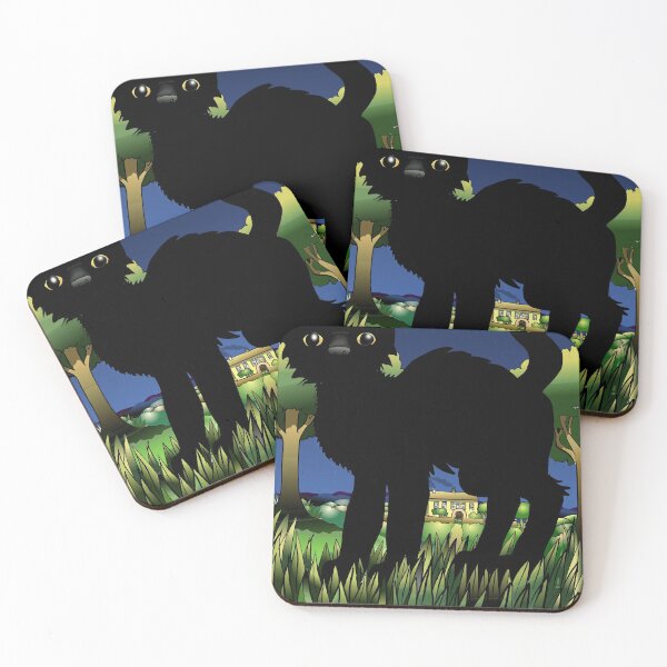 Item preview, Black cat and abandoned farm designed and sold by Madriguera.