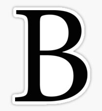 Beta Greek Letter Sticker