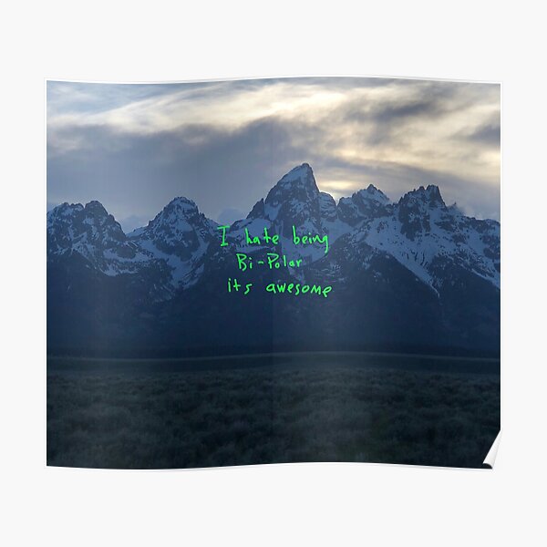 Kanye West Fan Art et Merch Poster