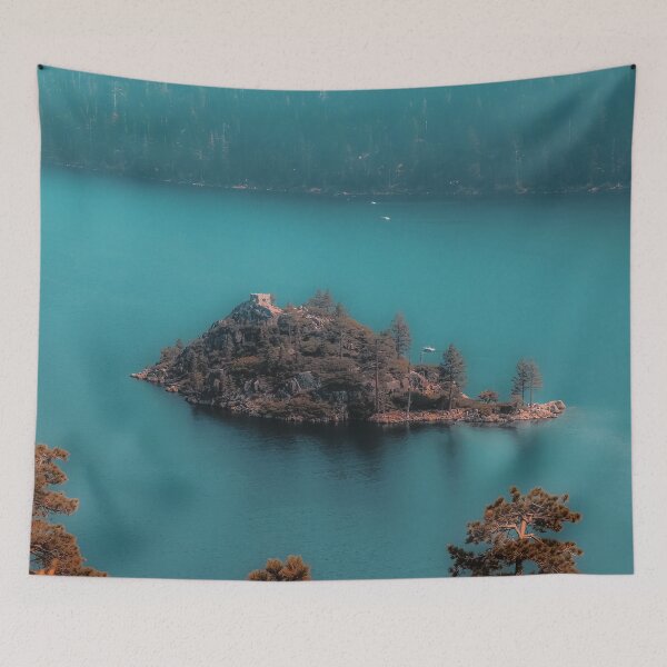 Item preview, Island and pine tree at Emerald Bay Lake Tahoe California USA designed and sold by Mrvell.