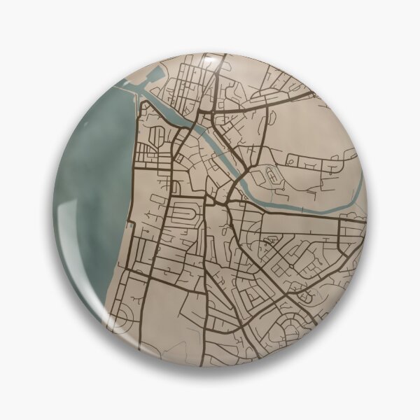 Item preview, Ayr Sepia Map designed and sold by CPTVDesign.