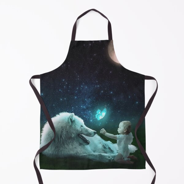 Item preview, baby and wolf designed and sold by Ethereal Designs.
