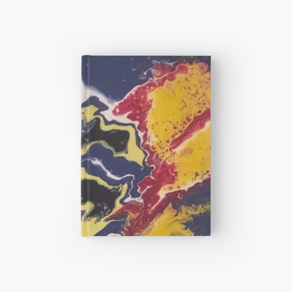 Peace Love & Happiness-Abstract Painting Hardcover Journal
