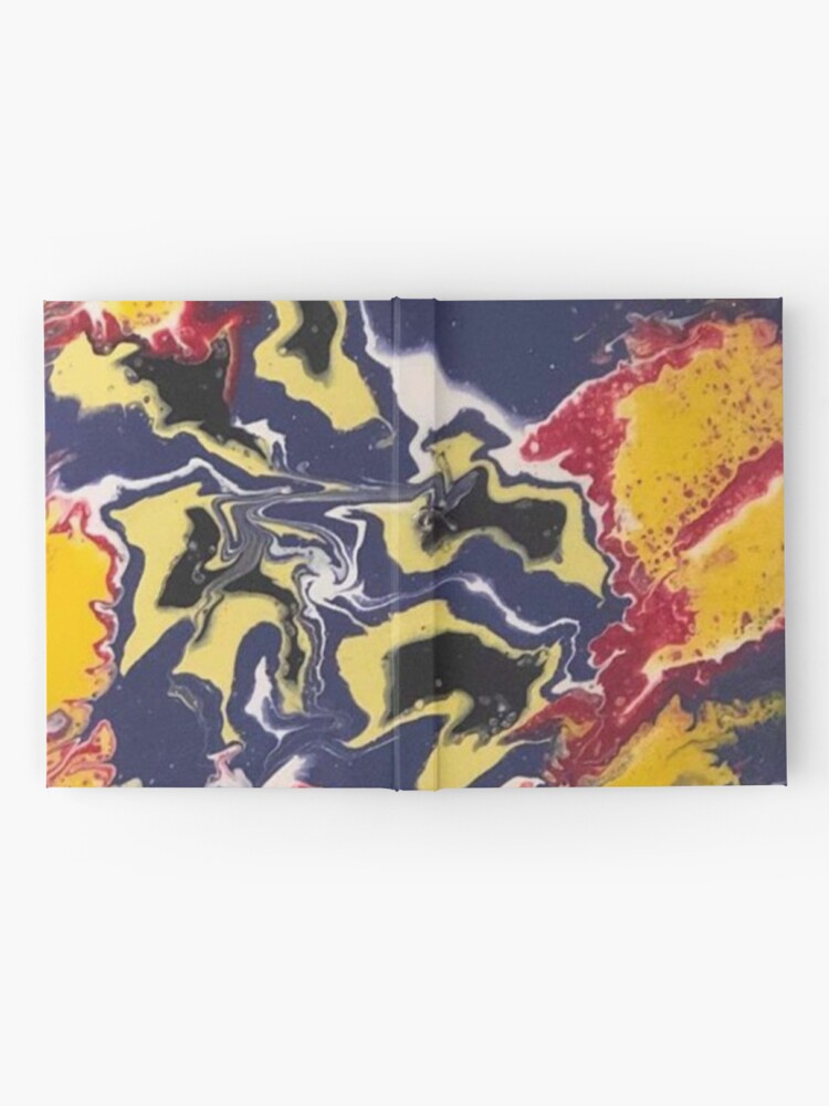 Alternate view of Peace Love & Happiness-Abstract Painting Hardcover Journal