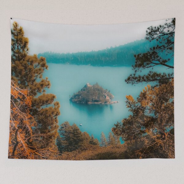 Item preview, Beautiful island view at Emerald Bay Lake Tahoe California USA designed and sold by Mrvell.