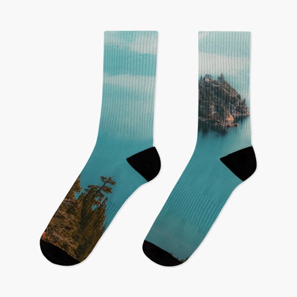 Item preview, Island and lake view at Emerald Bay Lake Tahoe California USA designed and sold by Mrvell.