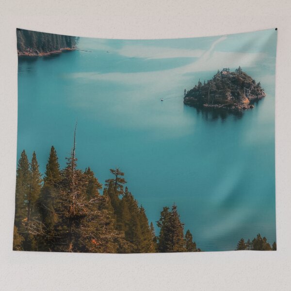 Item preview, Island and lake view at Emerald Bay Lake Tahoe California USA designed and sold by Mrvell.