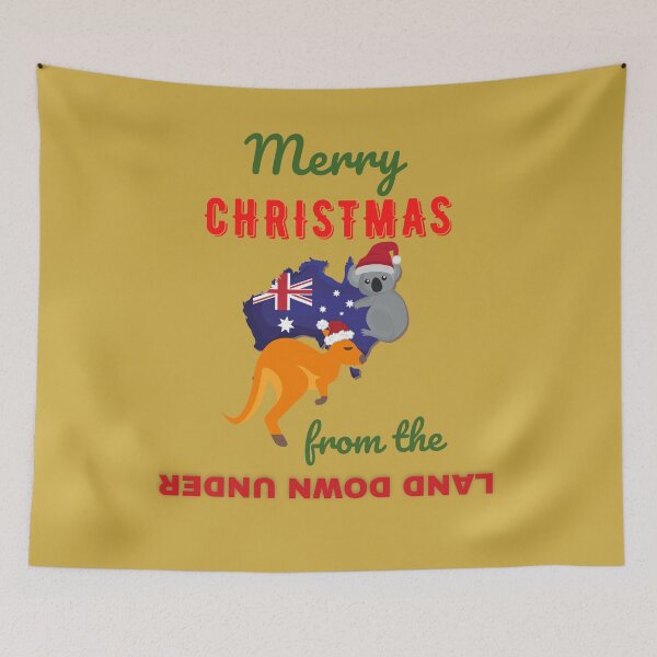 Item preview, Australian Christmas Merry Christmas from the land down under designed and sold by Mommaspouch.