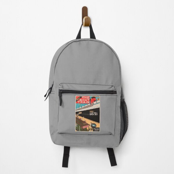 Item preview, The New Boat Train retro poster designed and sold by CorasPosters.