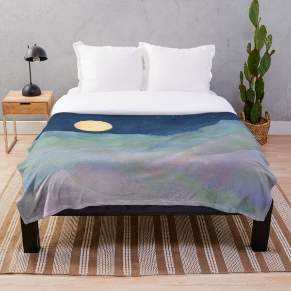 Item preview, Midnight Pastel Mountain, Moon & Stars designed and sold by joyfultaylor.