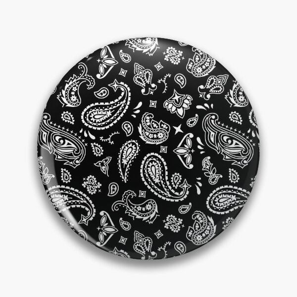 Artikelvorschau, Schwarzes Bandana-Muster entworfen und verkauft von GutsyShop.