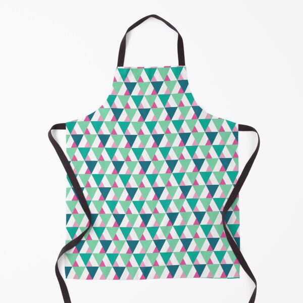 Item preview, Festive Triangle Pattern - Green & Pink Shades designed and sold by belly-e-luna.