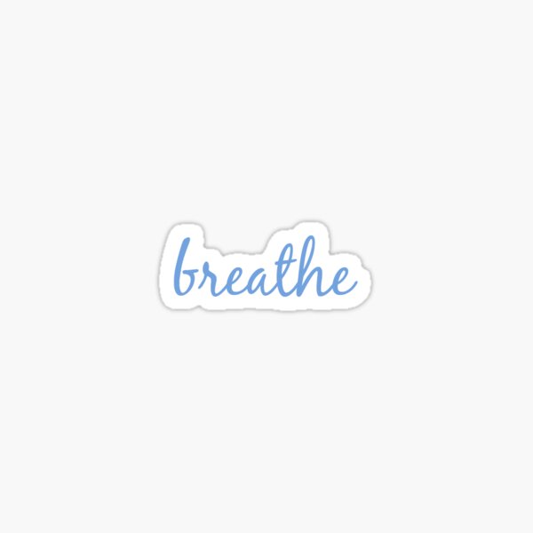 Respirer Sticker