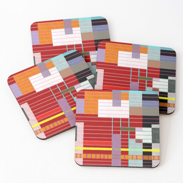Item preview, Rectángulos rectangles, color block - Social contact - pink lines designed and sold by rupydetequila.