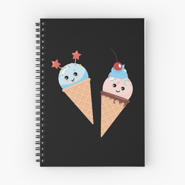 Item preview, Ice Cream Cones with Cute Faces designed and sold by EstelleStar.