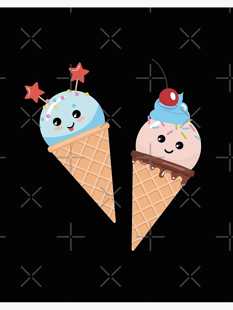 Cute Ice Cream Scoop | Art Board Print