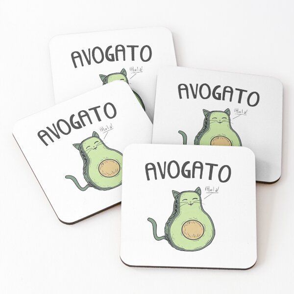Item preview, Avogato Funny , Avocado Cat , Cute Face designed and sold by Mekoooo.
