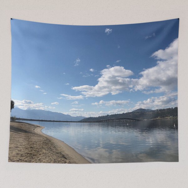 Item preview, Lakeview on a sunny day designed and sold by BlueFoxCreative.