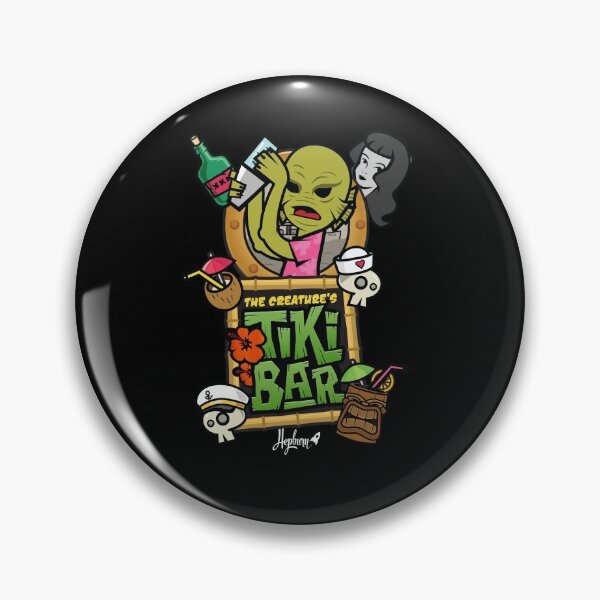 Item preview, The Creature's Tiki Bar designed and sold by BigFatRobot.