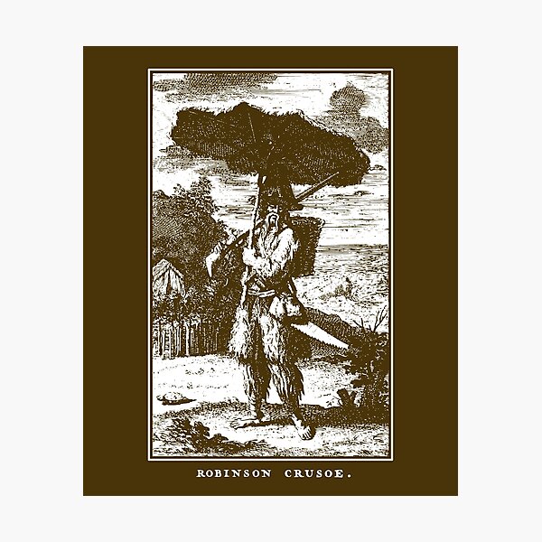 Artikelvorschau, Robinson Crusoe Überlebensabenteuer Daniel Defoe Survivalism entworfen und verkauft von h44k0n.