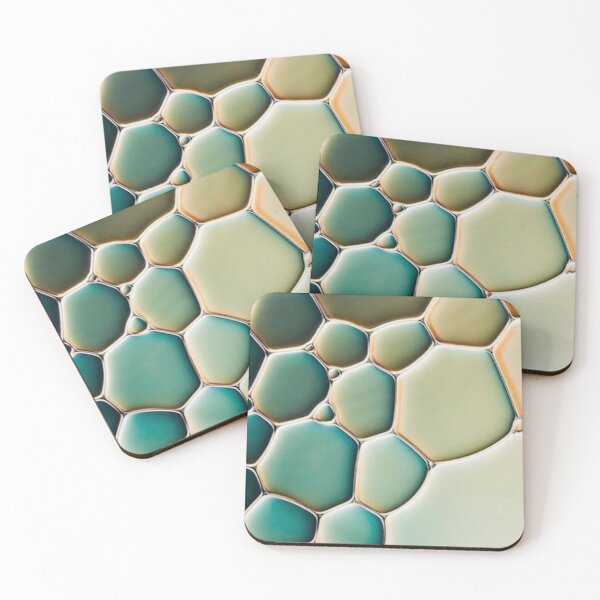 Item preview, Cool honeycomb pattern with a beautiful color gradient designed and sold by ApArtPaintings.
