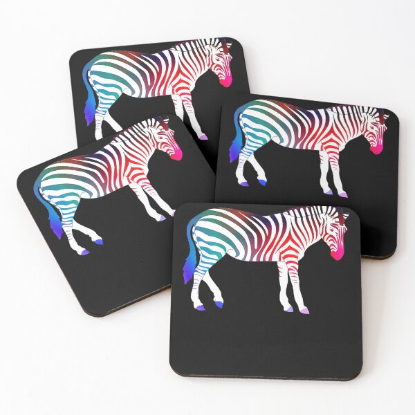 Item preview, Africa Zebra Rainbow Stripe T-Shirt designed and sold by GrahamWalsh.