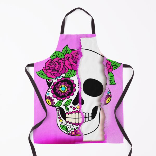 Item preview, ripped and torn skull facade for halloween designed and sold by DisenyosDeMike.