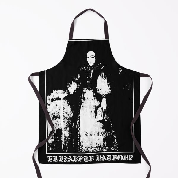 Item preview, Elizabeth Bathory Countess Vampire Goth Graphic Art Vintage b&w designed and sold by h44k0n.