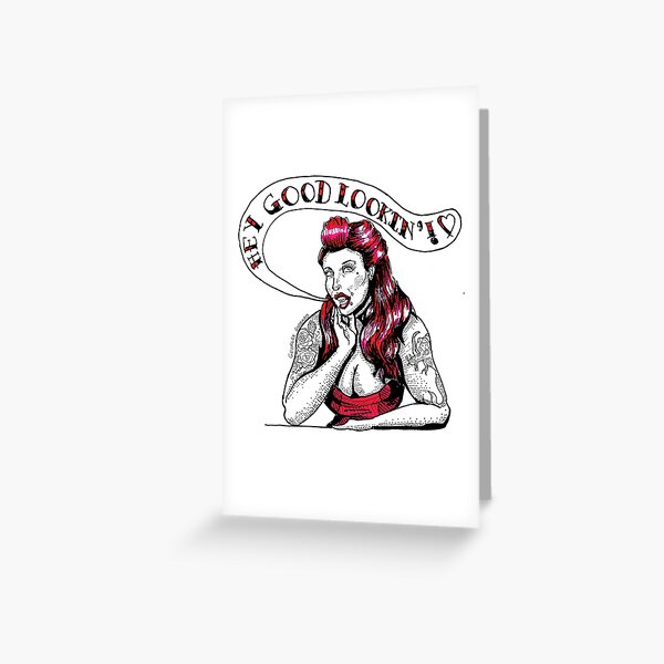 Valerie the Rad Dame Greeting Card