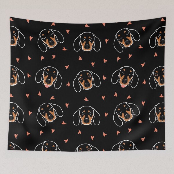Item preview, Dachshund Sausage Dog Emoji designed and sold by Lulupainting.