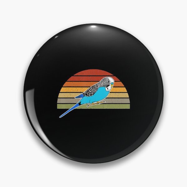 Item preview, Budgie Retro Graphic Pet Bird Parakeet Budgerigar Gift T-Shirt designed and sold by CharlieWarren.