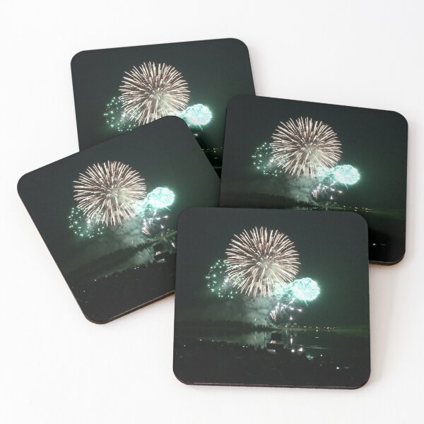 Item preview, Fireworks on the lake designed and sold by BlueFoxCreative.
