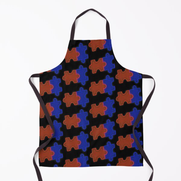 Item preview, AUTISM RED BLUE PUZZLE designed and sold by GIVENGRACE.ART.